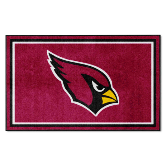 Arizona Cardinals 4ft. x 6ft. Plush Area Rug - Arizona Cardinals
