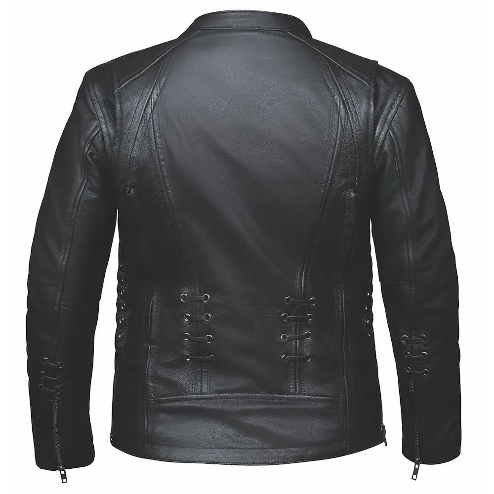 Raven - Women's Premium Leather Motorcycle Jacket