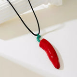 Chili Pepper Pendant Necklace - Trendsi - Flyclothing LLC