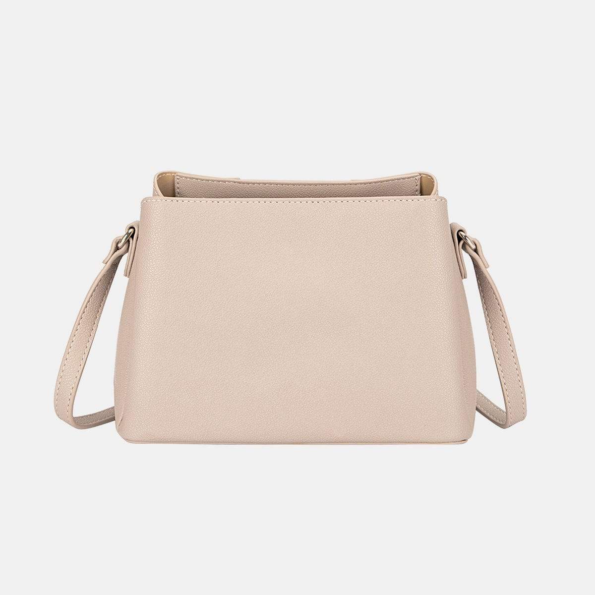 David Jones PU Leather Crossbody Bag - Trendsi - Flyclothing LLC