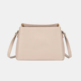 David Jones PU Leather Crossbody Bag - Trendsi