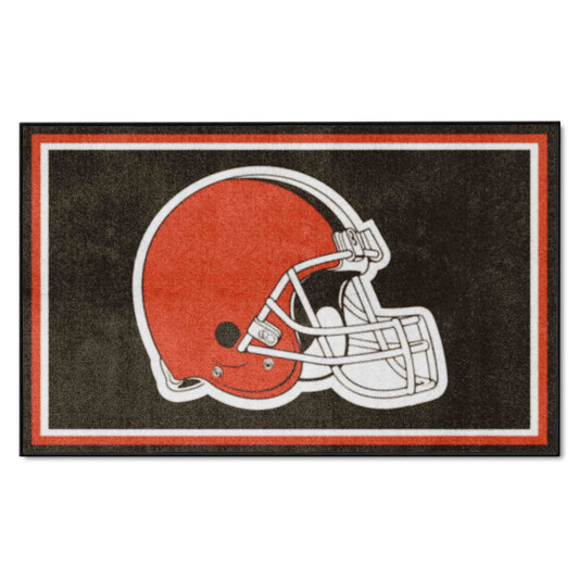 Cleveland Browns 4ft. x 6ft. Plush Area Rug - Cleveland Browns