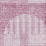 3' X 5' Blush And Ivory Geometric Washable Area Rug With UV Protection - HomeRoots - Flyclothing LLC