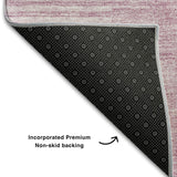 5' X 8' Blush And Ivory Geometric Washable Area Rug With UV Protection - HomeRoots - Flyclothing LLC