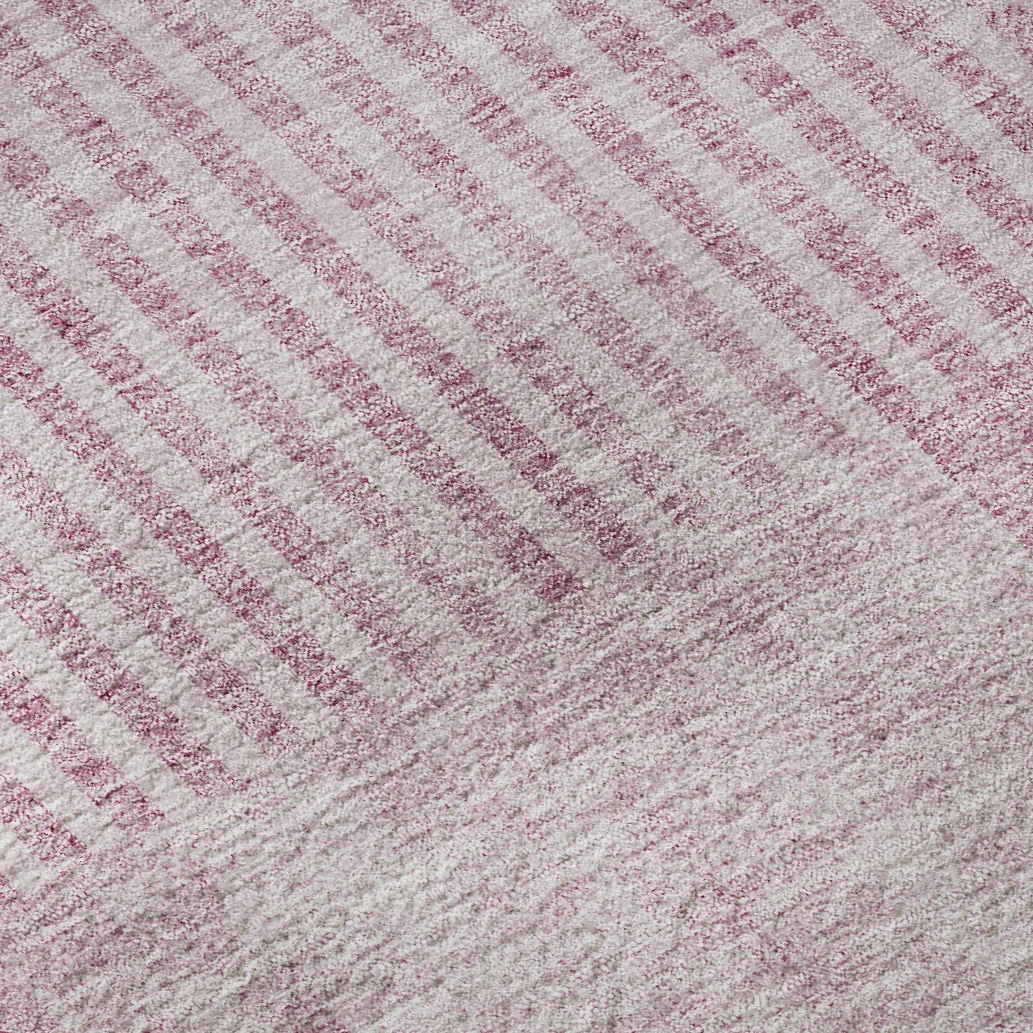 8' X 10' Blush And Ivory Geometric Washable Area Rug With UV Protection - HomeRoots - Flyclothing LLC