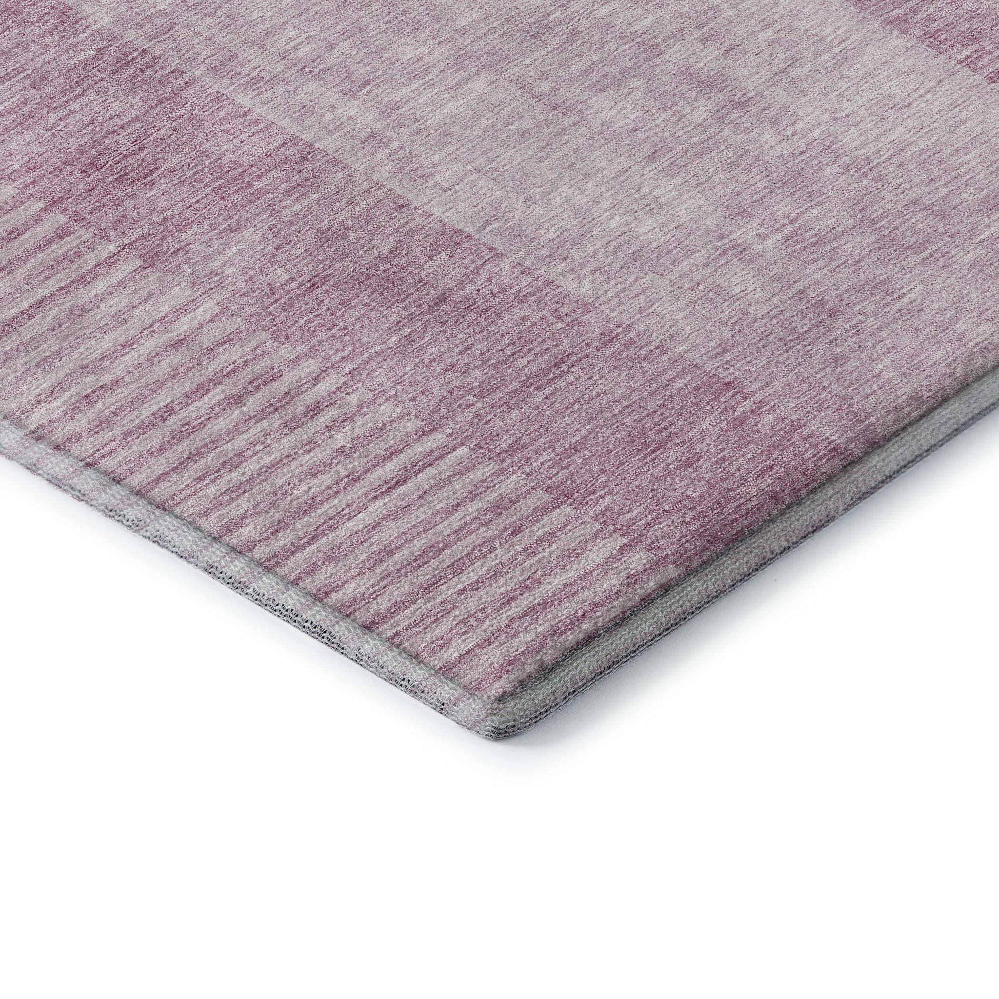 10' X 14' Blush And Ivory Geometric Washable Area Rug With UV Protection - HomeRoots - Flyclothing LLC