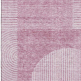 10' X 14' Blush And Ivory Geometric Washable Area Rug With UV Protection - HomeRoots - Flyclothing LLC