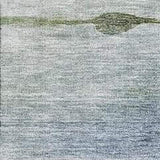 3' X 5' Blue Ivory And Gold Floral Washable Area Rug With UV Protection - HomeRoots - Flyclothing LLC