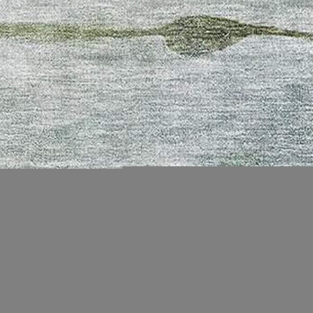 8' X 10' Blue Ivory And Gold Floral Washable Area Rug With UV Protection - HomeRoots - Flyclothing LLC