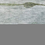 8' X 10' Blue Ivory And Gold Floral Washable Area Rug With UV Protection - HomeRoots - Flyclothing LLC