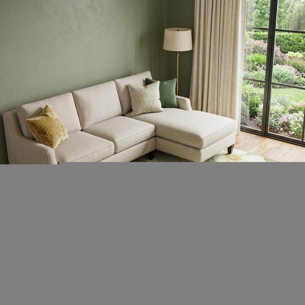 8' X 10' Sage Gold And Ivory Floral Washable Area Rug With UV Protection - HomeRoots - Flyclothing LLC