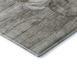 8' X 10' Taupe And Ivory Floral Washable Area Rug With UV Protection - HomeRoots - Flyclothing LLC