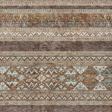 3' X 5' Chocolate Copper And Ivory Southwestern Washable Area Rug With UV Protection - HomeRoots - Flyclothing LLC