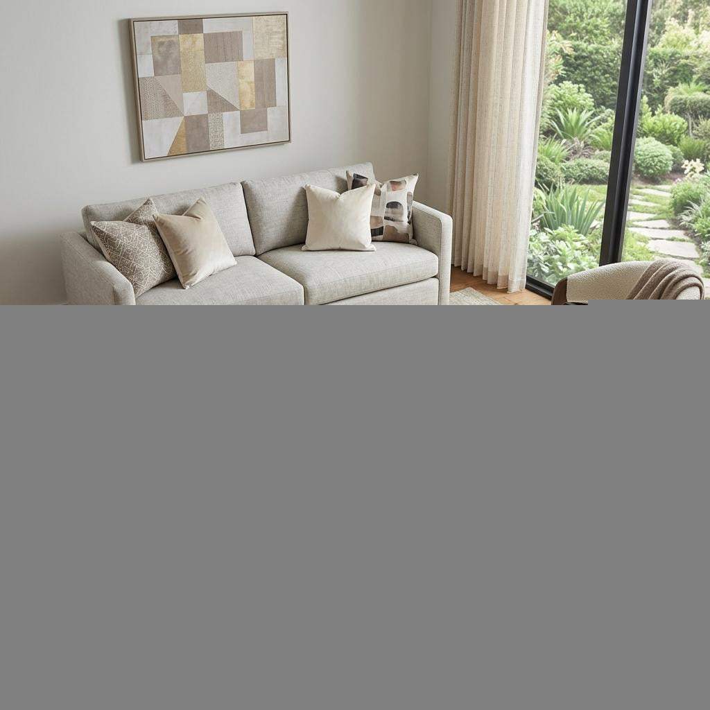 5' X 8' Khaki And Ivory Southwestern Washable Area Rug With UV Protection - HomeRoots - Flyclothing LLC