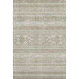 8' X 10' Khaki And Ivory Southwestern Washable Area Rug With UV Protection - HomeRoots - Flyclothing LLC