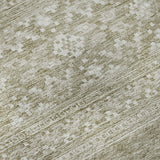 10' X 14' Khaki And Ivory Southwestern Washable Area Rug With UV Protection - HomeRoots - Flyclothing LLC