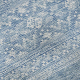 5' X 8' Sky Blue And Ivory Southwestern Washable Area Rug With UV Protection - HomeRoots - Flyclothing LLC