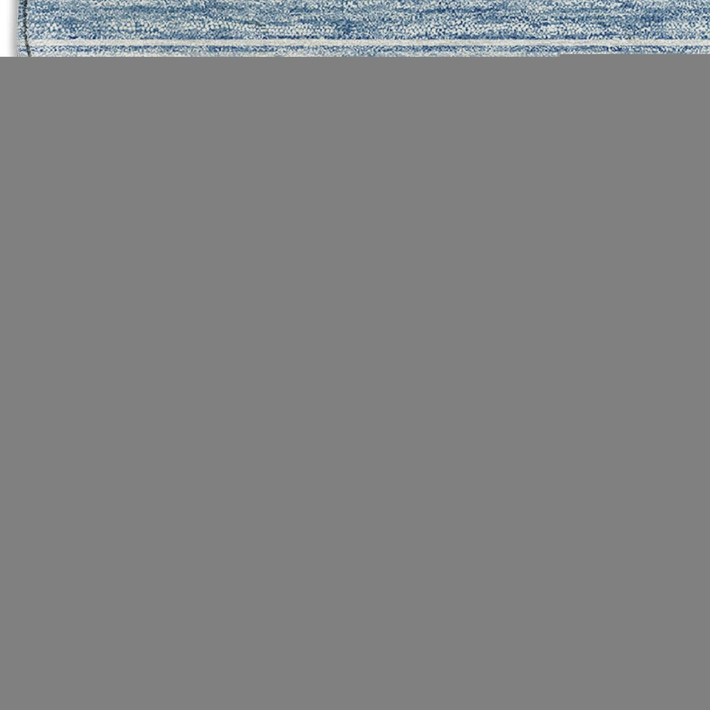 10' X 14' Sky Blue And Ivory Southwestern Washable Area Rug With UV Protection - HomeRoots - Flyclothing LLC
