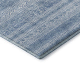 10' X 14' Sky Blue And Ivory Southwestern Washable Area Rug With UV Protection - HomeRoots - Flyclothing LLC