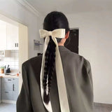 Ribbon Bow Hair Clip - Trendsi - Flyclothing LLC
