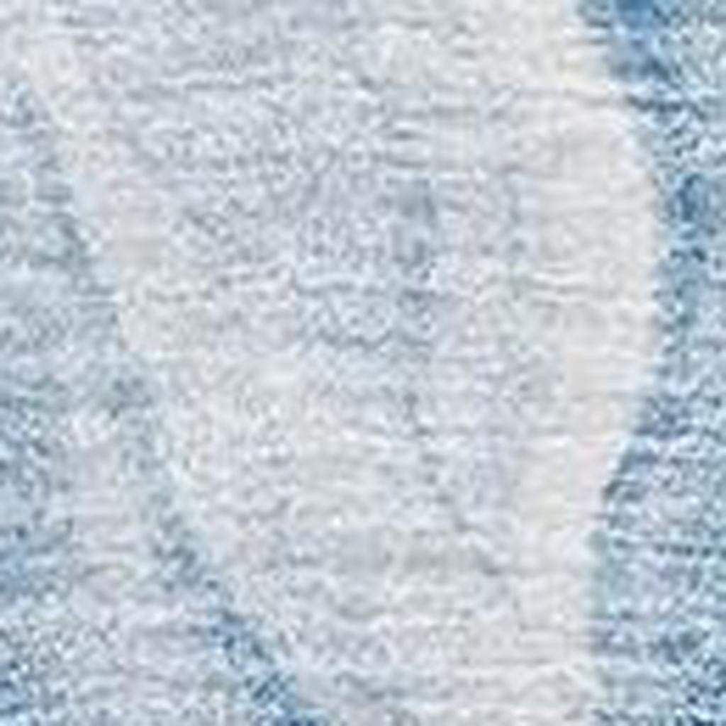 9' X 12' Blue And Ivory Abstract Washable Area Rug With UV Protection - HomeRoots - Flyclothing LLC
