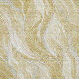 3' X 5' Gold And Ivory Abstract Washable Area Rug With UV Protection - HomeRoots - Flyclothing LLC