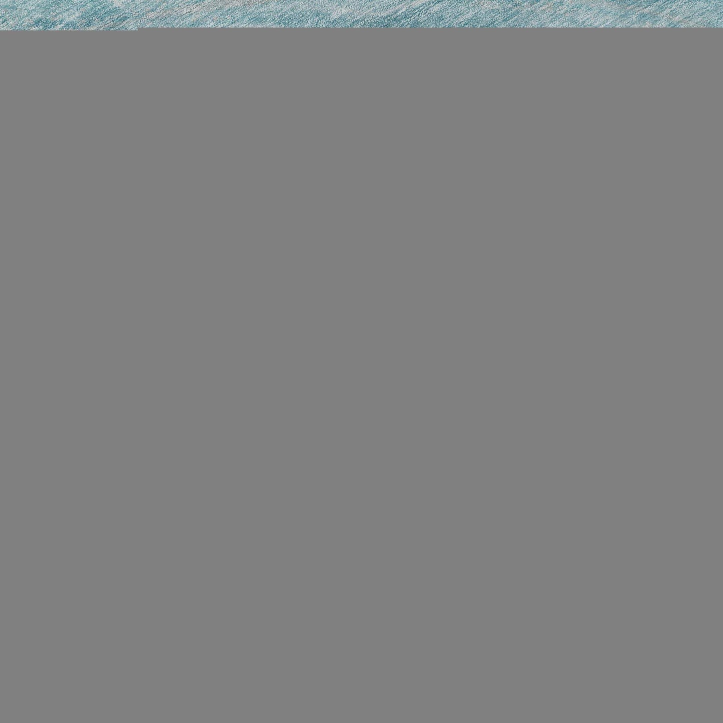 10' X 14' Teal And Ivory Abstract Washable Area Rug With UV Protection - HomeRoots - Flyclothing LLC