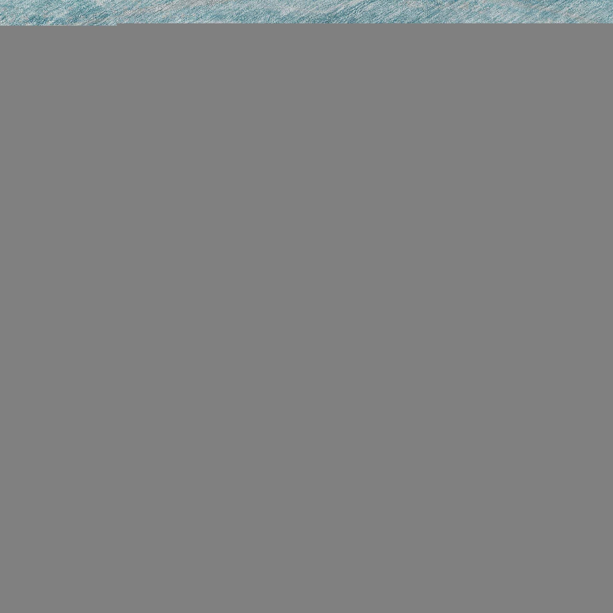 10' X 14' Teal And Ivory Abstract Washable Area Rug With UV Protection - HomeRoots - Flyclothing LLC