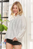 ADORA Cotton Peasant Top - Trendsi - Flyclothing LLC