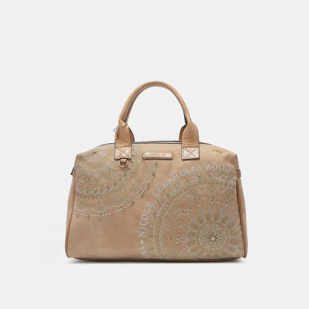 Nicole Lee USA rhinestone Decor Boston Bag - Trendsi - Flyclothing LLC
