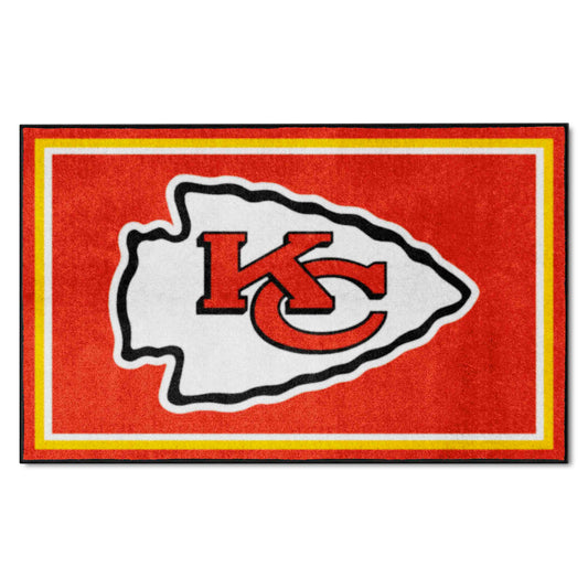 Kansas City Chiefs 4ft. x 6ft. Plush Area Rug - Kansas City Chiefs