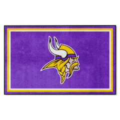 Minnesota Vikings 4ft. x 6ft. Plush Area Rug