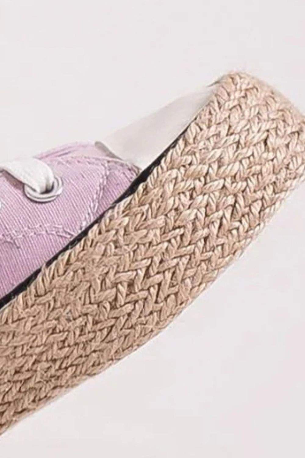 Beast Fashion Lace Up Woven Espadrille Sole Sneakers - Trendsi - Flyclothing LLC