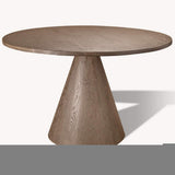 48" Natural Solid Wood Pedestal Base Round Top Dining Table - HomeRoots - Flyclothing LLC
