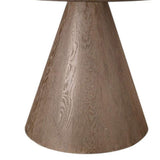 48" Natural Solid Wood Pedestal Base Round Top Dining Table - HomeRoots - Flyclothing LLC
