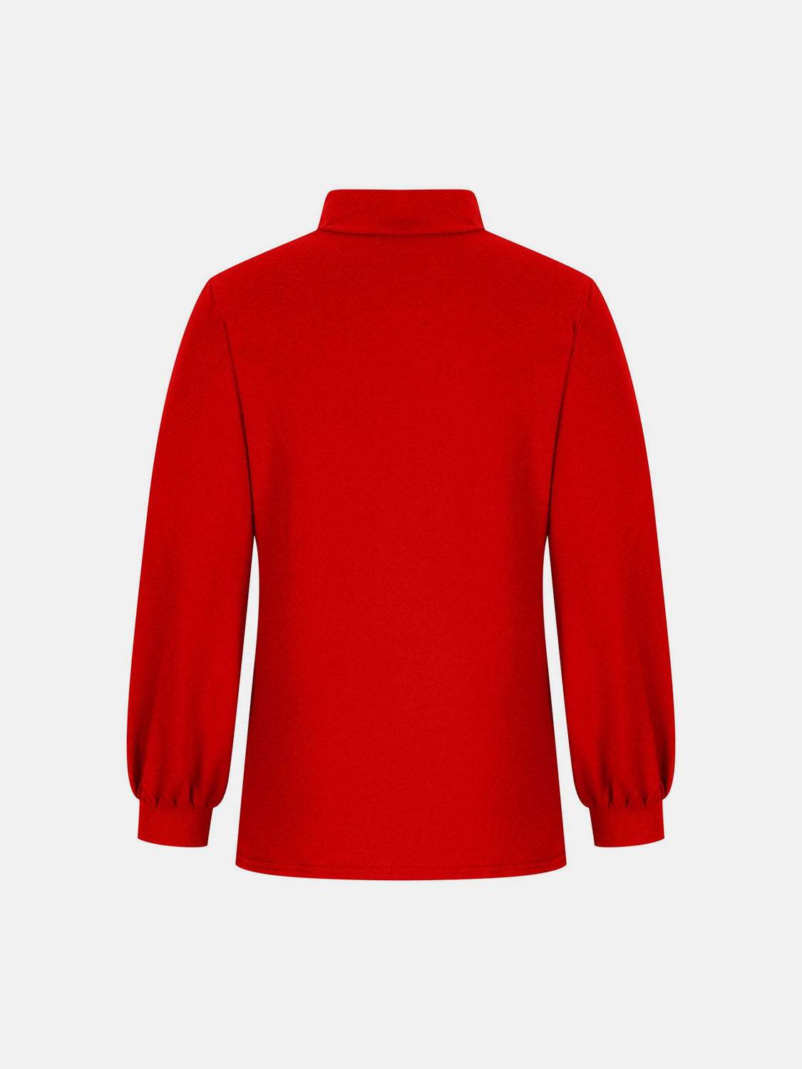 Full Size Mock Neck Long Sleeve T-Shirt - Trendsi - Flyclothing LLC
