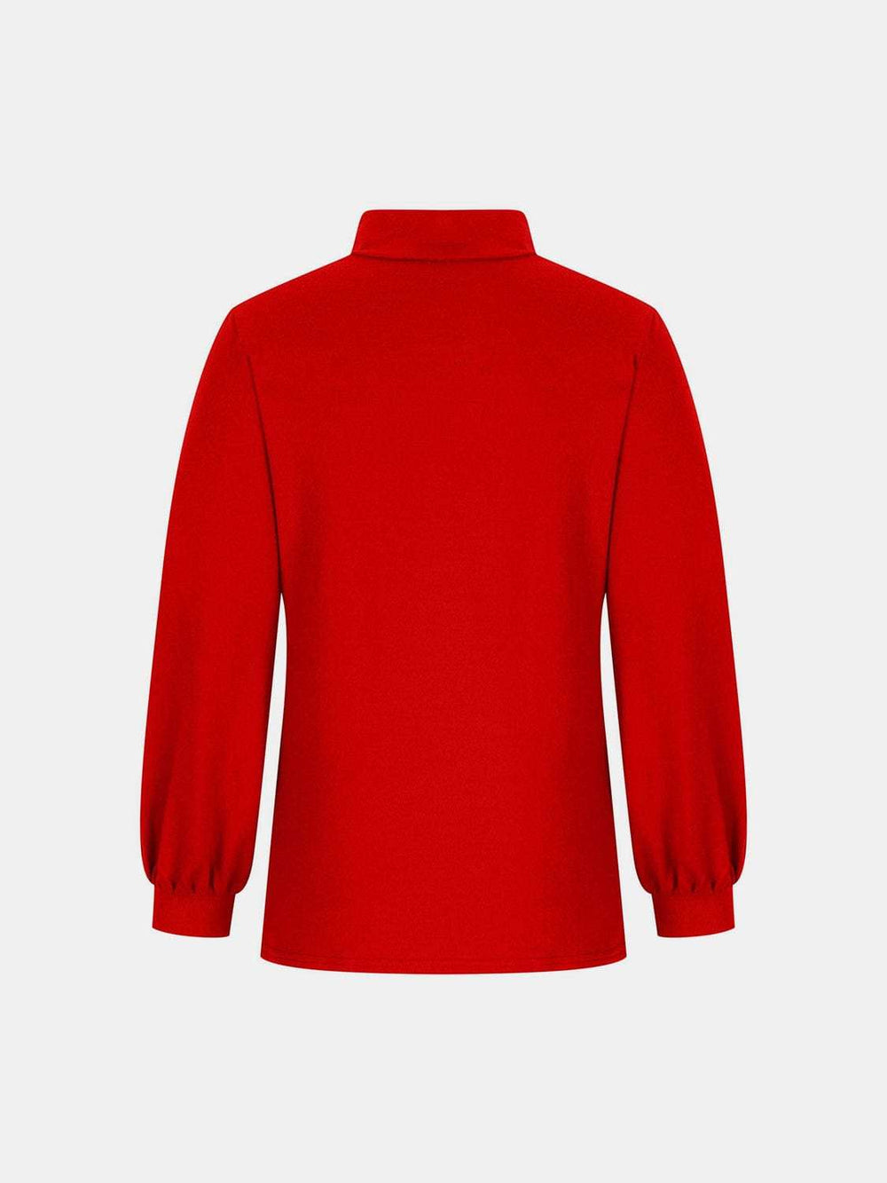 Full Size Mock Neck Long Sleeve T-Shirt - Trendsi - Flyclothing LLC