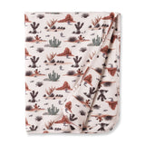 Cactus Trails Baby Stroller Blanket – Soft Bamboo Southwest - Tesa Babe - Flyclothing LLC