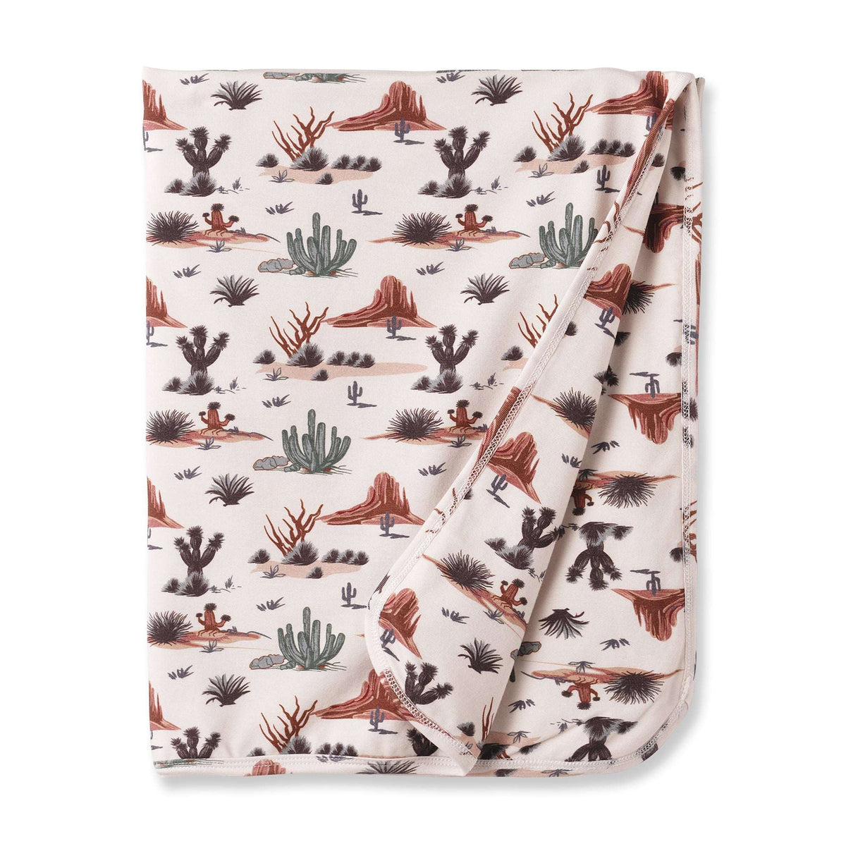 Cactus Trails Baby Stroller Blanket – Soft Bamboo Southwest - Tesa Babe - Flyclothing LLC