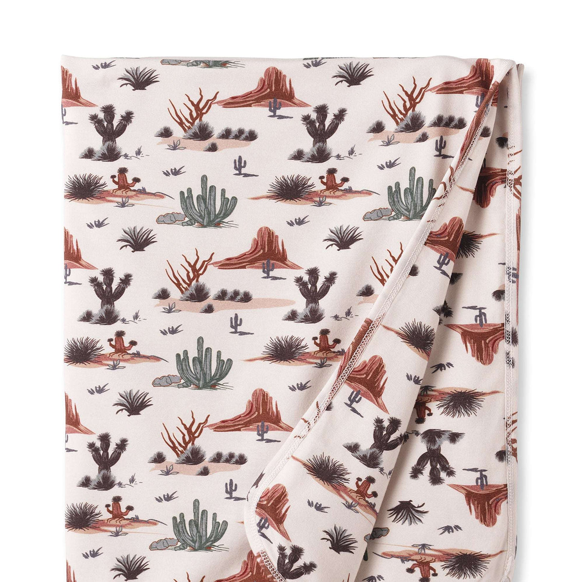 Cactus Trails Baby Stroller Blanket – Soft Bamboo Southwest - Tesa Babe - Flyclothing LLC