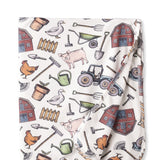 Farmer's Market Baby Stroller Blanket - Soft Bamboo - Tesa Babe - Flyclothing LLC
