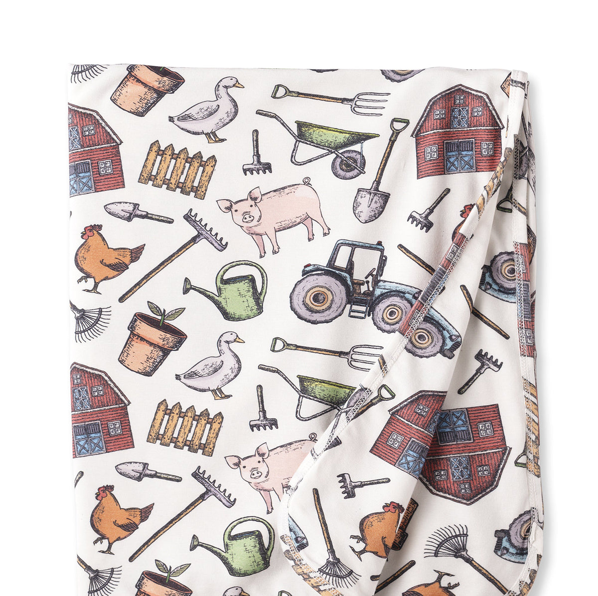Farmer's Market Baby Stroller Blanket - Soft Bamboo - Tesa Babe - Flyclothing LLC