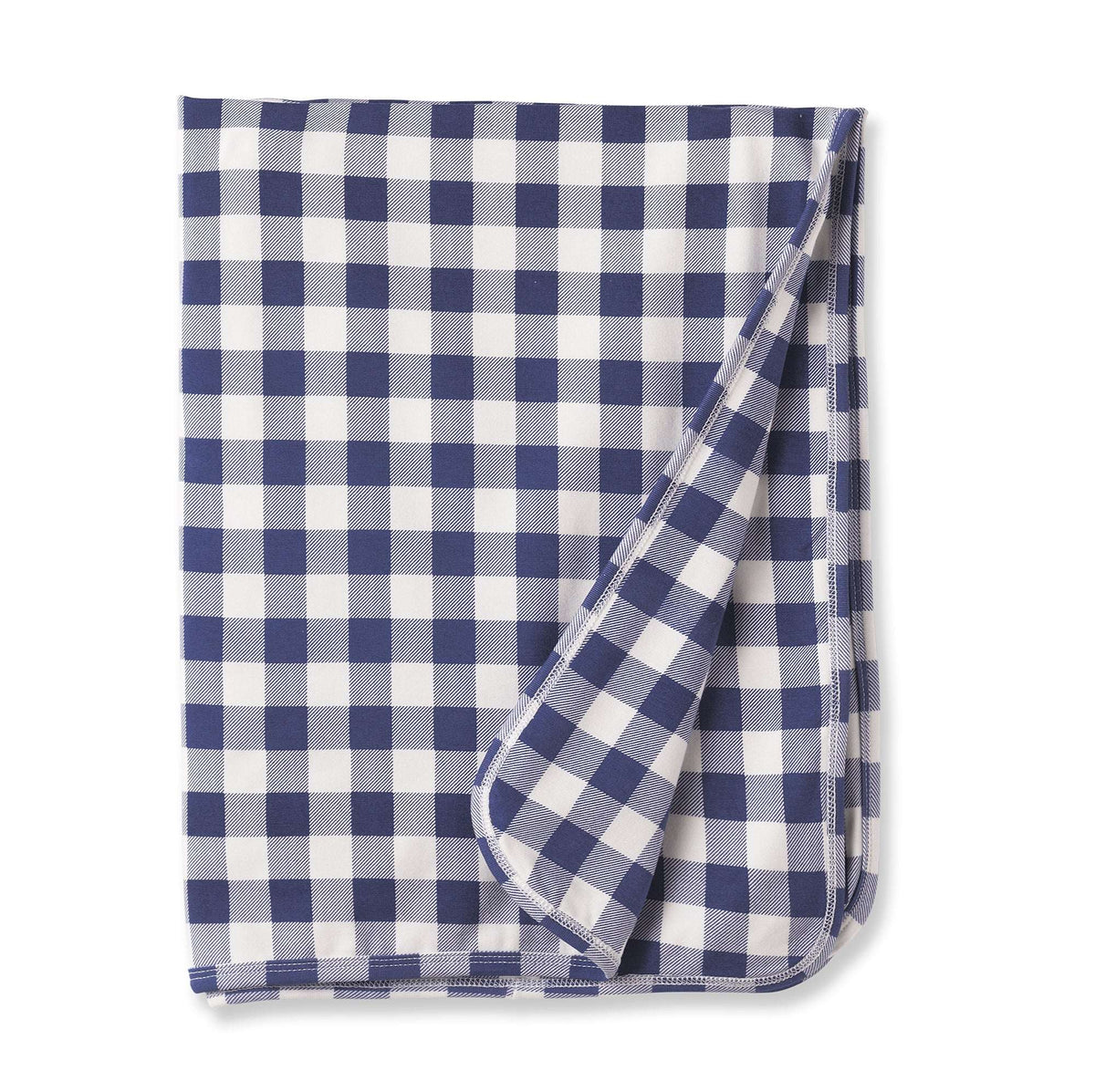 Picnic Plaid/Blue Soft Bamboo Stroller Blanket for Baby - Tesa Babe - Flyclothing LLC