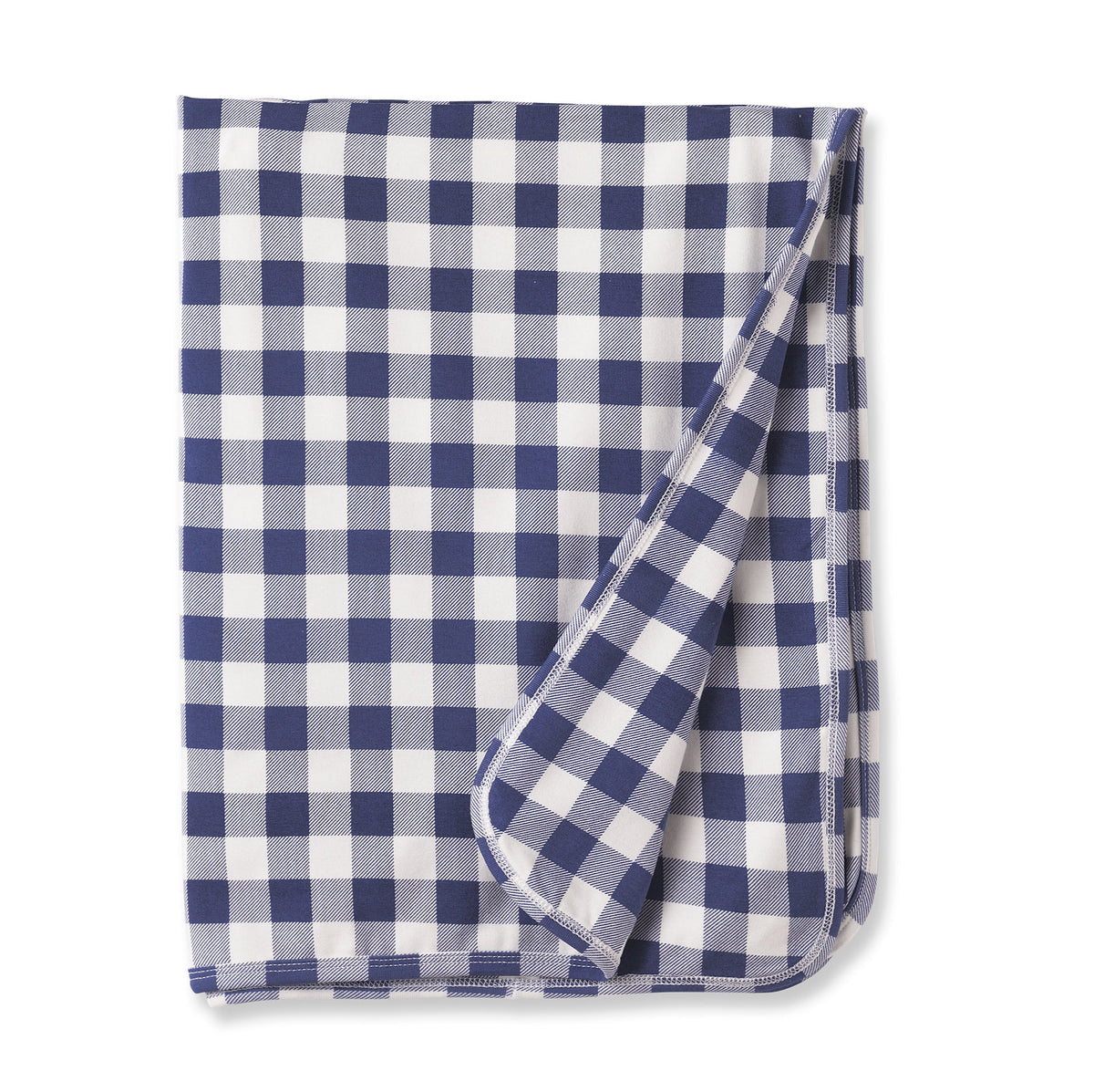 Picnic Plaid/Blue Soft Bamboo Stroller Blanket for Baby - Tesa Babe - Flyclothing LLC