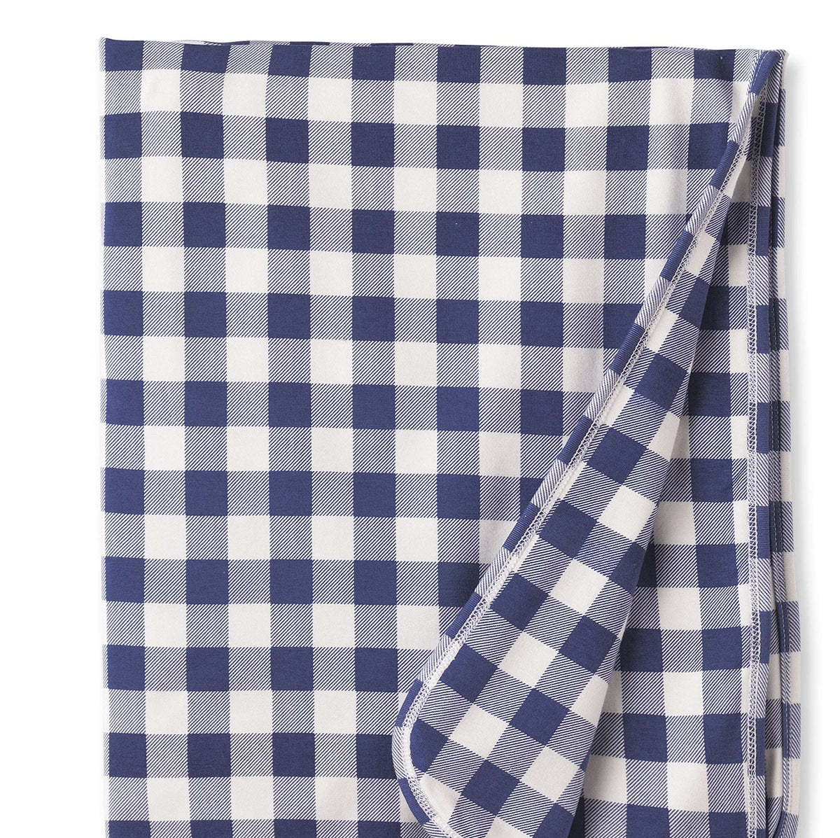 Picnic Plaid/Blue Soft Bamboo Stroller Blanket for Baby - Tesa Babe - Flyclothing LLC