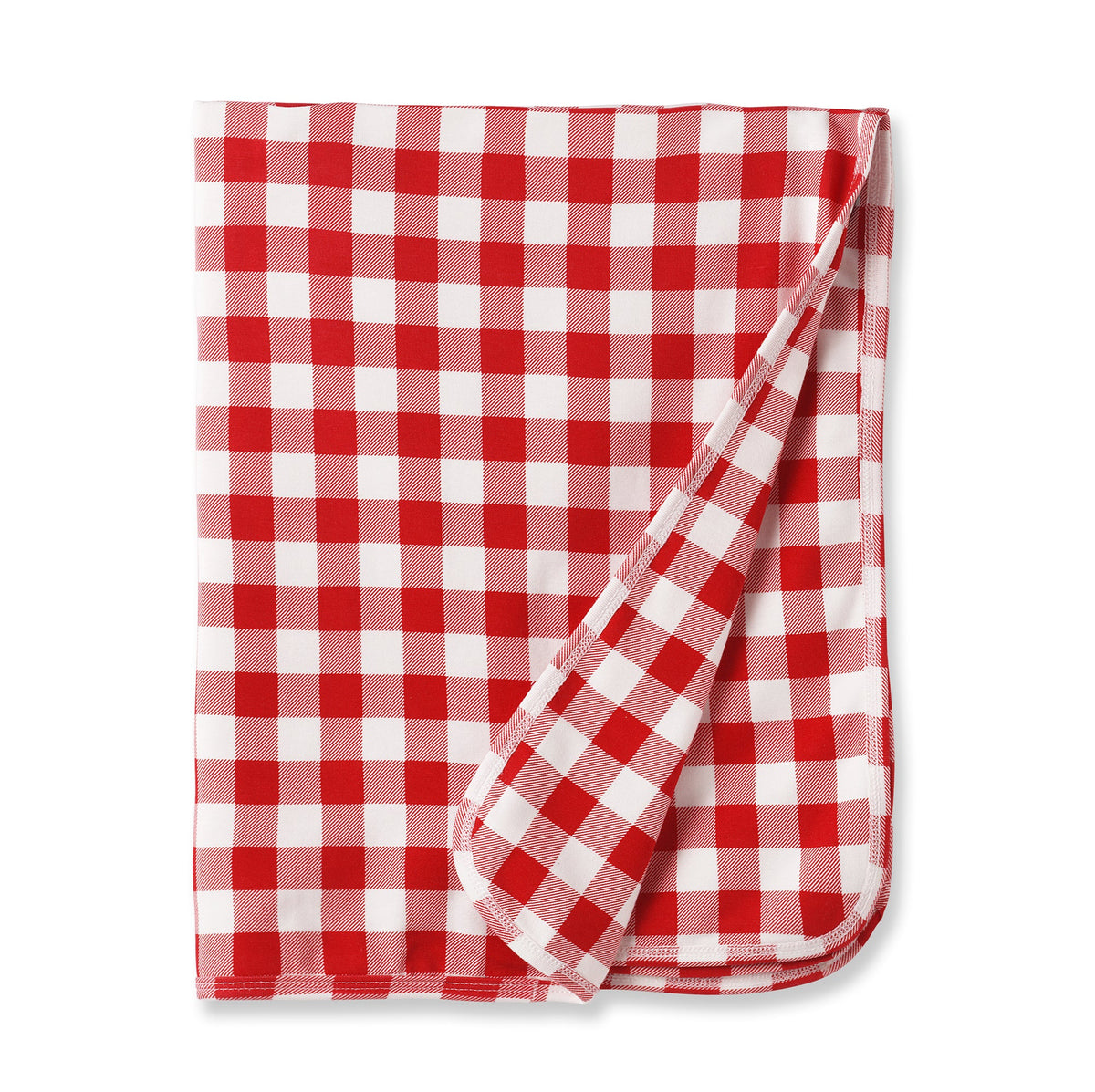 Picnic Plaid/Red Soft Bamboo Stroller Blanket for Baby - Tesa Babe - Flyclothing LLC