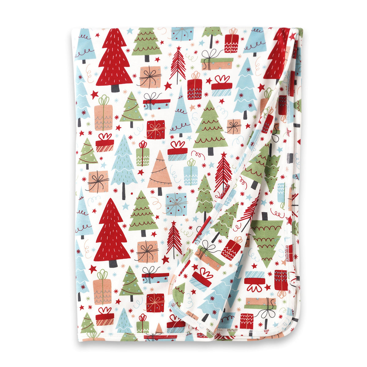 Christmas Merry Baby Bamboo Soft Stroller Blanket - Tesa Babe - Flyclothing LLC