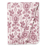 Floral Tapestry Stroller Blanket - Soft Bamboo Baby Throw