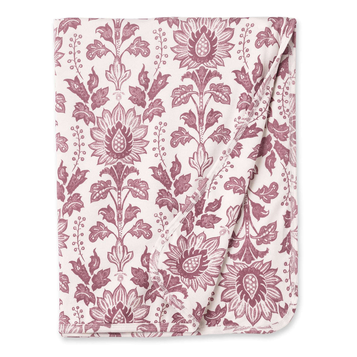 Floral Tapestry Stroller Blanket - Soft Bamboo Baby Throw