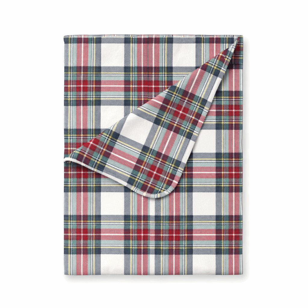 Holiday Plaid Baby Christmas Stroller Blanket – Soft & Cozy - Tesa Babe - Flyclothing LLC